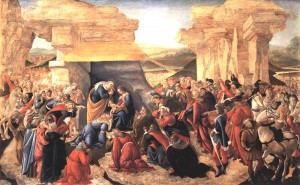Adoration of the Magi into the wild